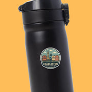 Charleston South Carolina Sticker | Charleston Travel Decal | Charleston Illustration Sticker