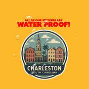 Charleston South Carolina Sticker | Charleston Travel Decal | Charleston Illustration Sticker