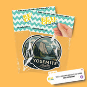 Yosemite National Park Sticker | Yosemite Travel Decal | Yosemite Illustration Sticker