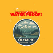 Olympic National Park Sticker | Olympic National Park Travel Decal | Olympic National Park Illustration Sticker