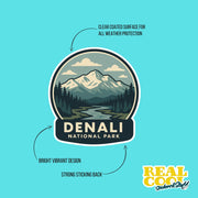 Denali National Park Sticker | Denali National Park Travel Decal | Denali National Park Illustration Sticker