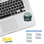 Denali National Park Sticker | Denali National Park Travel Decal | Denali National Park Illustration Sticker