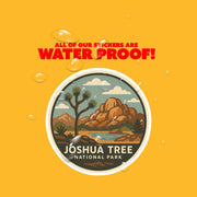 Joshua Tree National Park Sticker | Joshua Tree National Park Travel Decal | Joshua Tree National Park Illustration Sticker