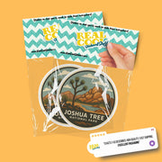 Joshua Tree National Park Sticker | Joshua Tree National Park Travel Decal | Joshua Tree National Park Illustration Sticker