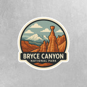 Bryce Canyon National Park Sticker | Bryce Canyons National Park Travel Decal | Bryce Canyon National Park Illustration Sticker