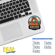 Arches National Park Sticker | Arches National Park Travel Decal | Arches National Park Illustration Sticker