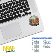 Canyonlands National Park Sticker | Canyonlands National Park Travel Decal | Canyonlands National Park Illustration Sticker