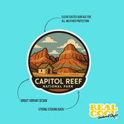 Capitol Reef National Park Sticker | Capitol Reef National Park Travel Decal