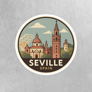 Seville Spain Sticker | Seville Spain Travel Decal | Spain Sticker