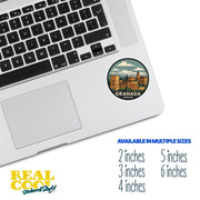 Granada Spain Sticker | Granada Spain Travel Decal | Spain Sticker