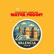 Valencia Spain Sticker | Valencia Spain Travel Decal | Spain Sticker