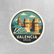 Valencia Spain Sticker | Valencia Spain Travel Decal | Spain Sticker