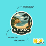 Mallorca Spain Sticker | Mallorca Spain Travel Decal | Spain Sticker