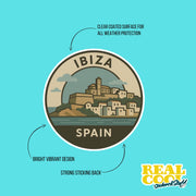 Ibiza Spain Sticker | Ibiza Spain Travel Decal | Spain Sticker