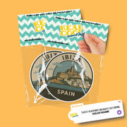 Ibiza Spain Sticker | Ibiza Spain Travel Decal | Spain Sticker