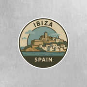 Ibiza Spain Sticker | Ibiza Spain Travel Decal | Spain Sticker