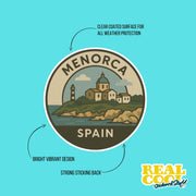 Menorca Spain Sticker | Menorca Spain Travel Decal | Spain Sticker