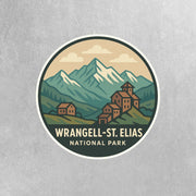 Wrangell-St. Elias National Park Sticker | Wrangell-St. Elias National Park Travel Decal