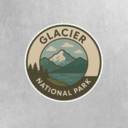 Glacier National Park Sticker | Glacier National Park Travel Decal