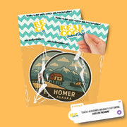 Homer Alaska Sticker | Homer Alaska Travel Decal