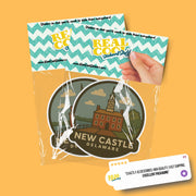 New Castle Delaware Sticker | New Castle Travel Decal
