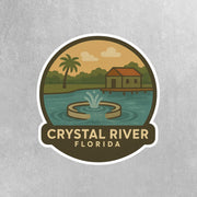 Crystal River Florida Sticker | Crystal River Travel Decal