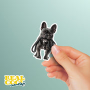 French Bulldog Sticker | Frenchie Sticker | Walk The Dog Sticker