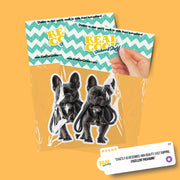 French Bulldog Sticker | Frenchie Sticker | Walk The Dog Sticker