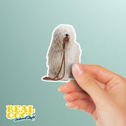 Komondor Sticker | Komondor Dog Sticker | Walk The Dog Sticker