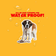 St Bernard Sticker | Saint Bernard Sticker | Walk The Dog Sticker