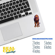 Lion Sticker | Majestic Lion Sticker | King of the Jungle Decal
