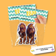 Lion Sticker | Majestic Lion Sticker | King of the Jungle Decal