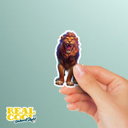 Lion Sticker | Majestic Lion Sticker | King of the Jungle Decal
