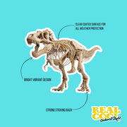 Tyrannosaurus Sticker | T-Rex Decal | Tyrannosaurus Skeleton Sticker