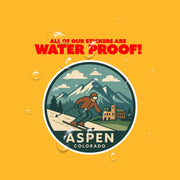 Aspen Sticker | Aspen Travel Decal | Aspen Colorado Illustration Sticker