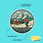The St. Regis Aspen Resort Sticker | Aspen Travel Decal | Aspen Colorado Illustration Sticker