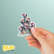 French Bulldog Sticker | French Bulldog Christmas Sticker | Frenchie Sticker