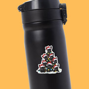 French Bulldog Sticker | French Bulldog Christmas Sticker | Frenchie Sticker