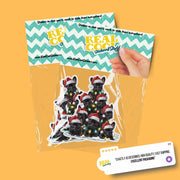 French Bulldog Sticker | French Bulldog Christmas Sticker | Frenchie Sticker