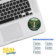 Columbia River Gorge Sticker | Oregon Sticker Travel Decal |Columbia River Gorge Illustration Sticker