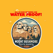 Mount Rushmore Sticker | Mount Rushmore Travel Decal | South Dakota Illustration Sticker