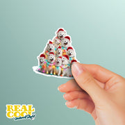 American Eskimo Sticker | American Eskimo Christmas Sticker | Amercian Eskimo Dog Decal