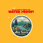Lake Tahoe Sticker | Lake Tahoe Travel Decal | Lake Tahoe Illustration Sticker