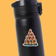 Bloodhound Sticker | Christmas Bloodhound Sticker | Bloodhound Decal