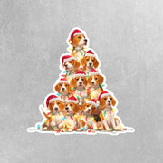Beagle Sticker | Christmas Beagle Sticker | Beagle Decal