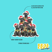 Cane Corso Sticker | Cane Corso Christmas Sticker | Cane Corso Decal