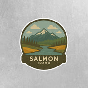 Salmon Idaho Sticker | Idaho Travel Decal | Salmon ID Decal