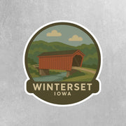 Winterset Iowa Sticker | Winterset Travel Decal | Iowa Decal