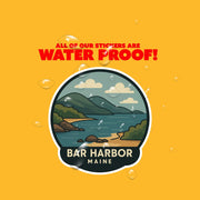 Bar Harbor Maine Sticker | Bar Harbor Travel Decal | Maine Illustration Sticker