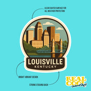 Louisville Kentucky Sticker | Louisville Travel Decal | Louisville Illustration Sticker